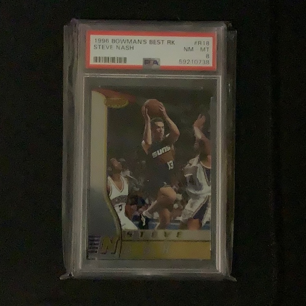 PSA 8 1996 Steve Nash Rookie Card